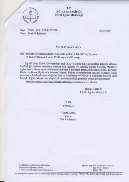 kalfalık-ustalık sınavları denklik işlemleri