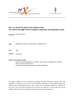 This is an electronic reprint of the original article. This reprint