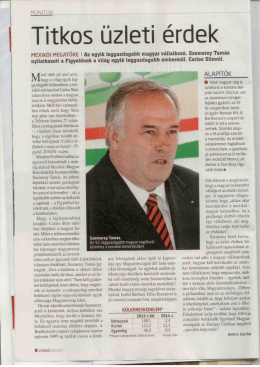 Titkos &uuml;zleti &eacute;rdekek, Figyelő 2014/17.