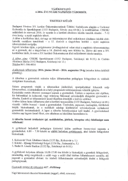 T&aacute;bori t&aacute;j&eacute;koztat&oacute; 1.