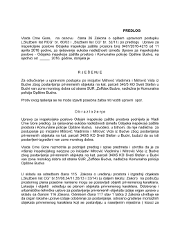 „Službeni list RCG“ br. 60/03 i „Službe