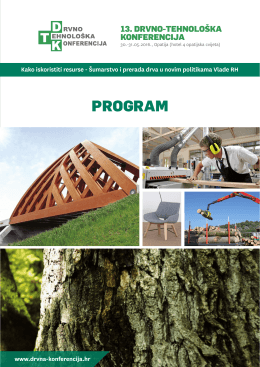 program - Drvno-tehnološka konferencija