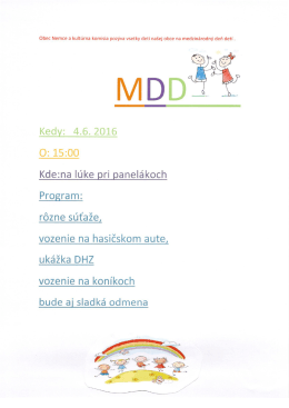 MDD - 4.6.2016