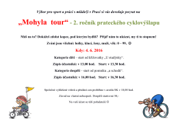 „Mohyla tour“ - 2. ročník prateckého cyklovýšlapu