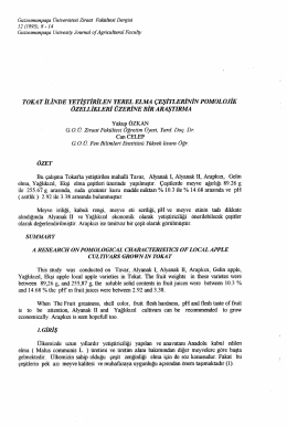 Full Text  - Journal of Agricultural Faculty of Gaziosmanpasa