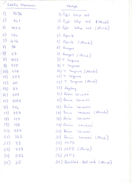 &ccedil;ekiliş hediye kazanan numaralar