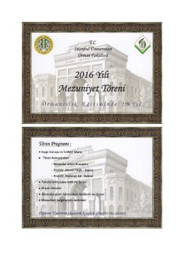 Belge2 - İstanbul &Uuml;niversitesi