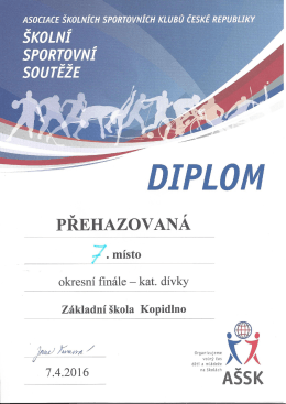 Page 1 Asociace sonra, sportowici amb case appeſky | | &Scaron;KOLN&Iacute;