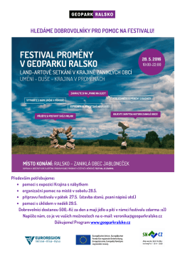 &bull; &bull; &bull; &bull; GEOPARK RALSKO