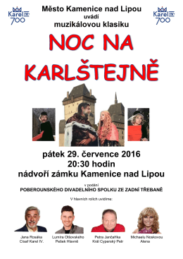 Plakát - upoutávka - Město Kamenice nad Lipou