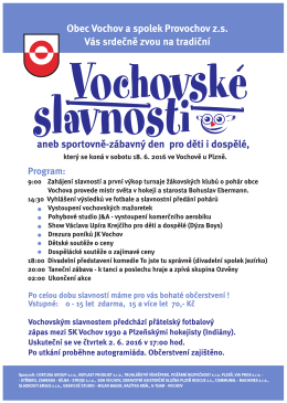 vochovsk&eacute; slavnosti 2016
