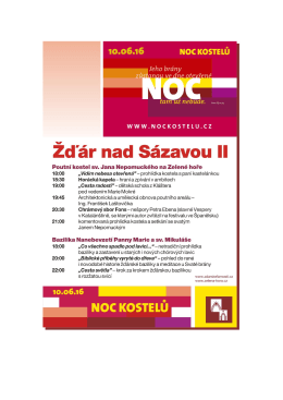 Noc kostelů 2016