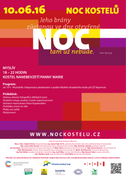 noc kostelů 2016