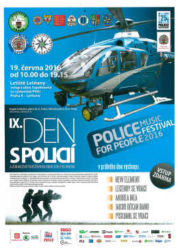 IX. den s polici&iacute; - Praha Letňany 19.6.2016