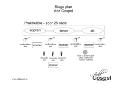 Stage plan Add Gospel Praktikáble