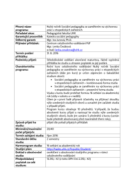 Nult&yacute; ročn&iacute;k Soci&aacute;ln&iacute; pedagogika se zaměřen&iacute;m na v&yacute;chovnou pr&aacute;ci