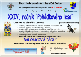 Page 1 : sbor dobrovolných hasičů Dzbel $ : # gn ve spolupráci s
