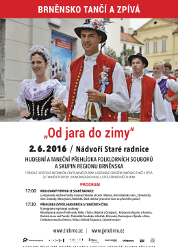 Brněnsko tančí a zpívá - Turistické informační centrum města Brna