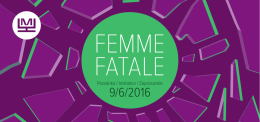 FEMME FATALE - 9/6/2016 - Pozvánka/Invitation/Zaproszenie