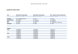 pondělí 30. května 2016