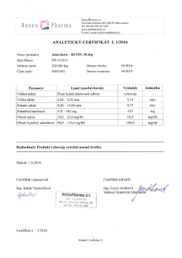 certifikat askorbova rutin