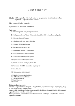 jkv. 2015.09.04. - Apc Községi Önkormányzatának hivatalos honlapja