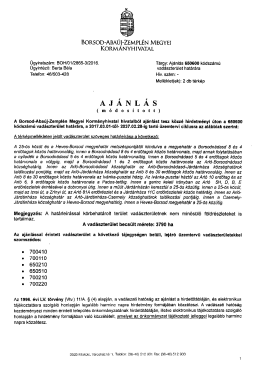 Page 1 : BORSOD-ABAÚJ-ZEMPLÉN MEGYEI KORMÁNYHIVATAL