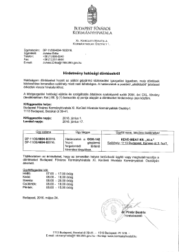 Page 1 BUDAPEST FŐVÁROS KORMÁNYHIVATALA XI. KERÜ1