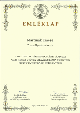 Martin&aacute;k Emese