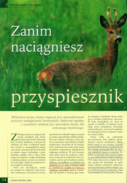 Zanim naciągniesz przyspiesznik