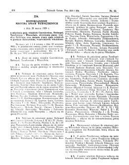 Page 1 414 224. ROZPORZADZENIE MINISTRA SPRAW