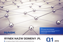 rynek nazw domeny .pl - NASK-u