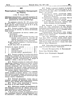 Page 1 **** 647. Rozporządzenie Prezydenta Rzeczypospoli