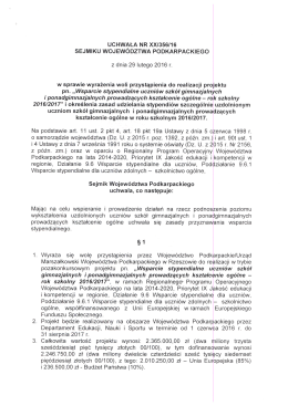 Kryteria kształcenie ogólne