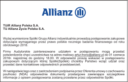 TUiR Allianz Polska S.A. TU Allianz Życie Polska S.A. Wyżej