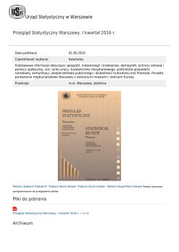 pobierz stronę jako plik pdf - Urząd Statystyczny w Warszawie
