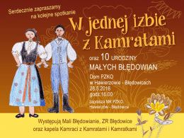 W jednej izbie z Kamratami