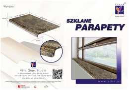 Katalog szklanych parapetów