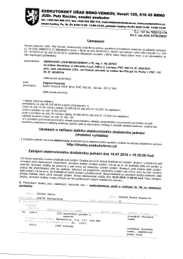 Dražebn&iacute; vyhl&aacute;&scaron;ka