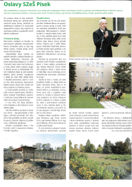 145 v&yacute;roč&iacute; SZe&Scaron; P&iacute;sek - Středn&iacute; zemědělsk&aacute; &scaron;kola