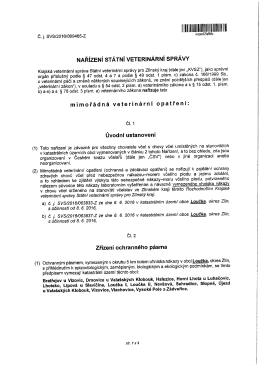 Nařízení veterinární správy