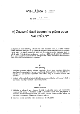 Obecně z&aacute;vazn&aacute; vyhl&aacute;&scaron;ka