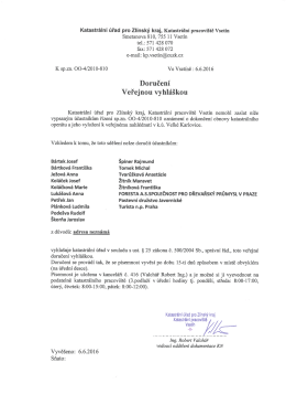 C224 CUZK Vsetin