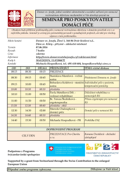 Pozvánka seminář 7.6.2016PDF - Program švýcarsko