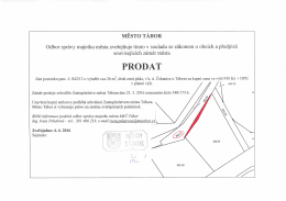 Prodej části pozemku parc. č. 842/13 v k. ú. Čekanice