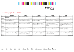 Jídelní lístek na celý týden ve formátu PDF