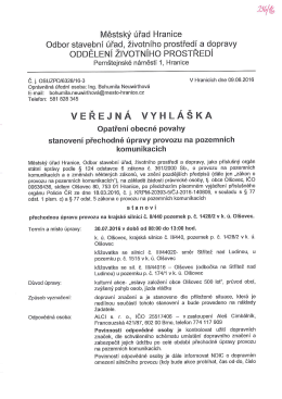 Opatřen&iacute; obecn&eacute; povahy / Obec Ol&scaron;ovec/