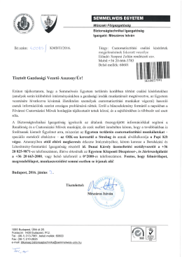 erre a linkre - Semmelweis Egyetem