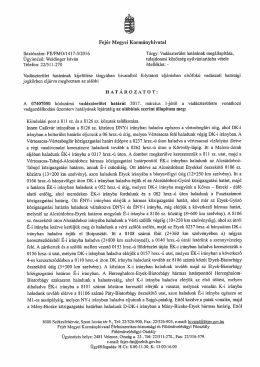 07407050 k&oacute;dsz&aacute;m&uacute; vad&aacute;szter&uuml;let hat&aacute;ra