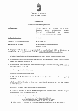 Közlemény